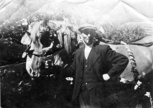 Jef Baeten met paard